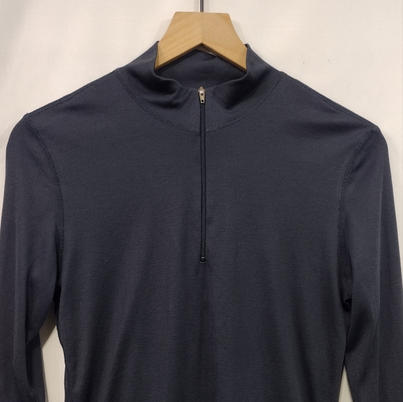 Patagonia Lightweight Athletic 1/4 Zip Top Women's MP Black Outdoor Sporty - Picture 2 of 8